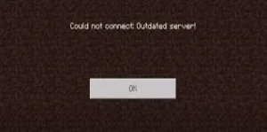 کد ارور Outdated server!