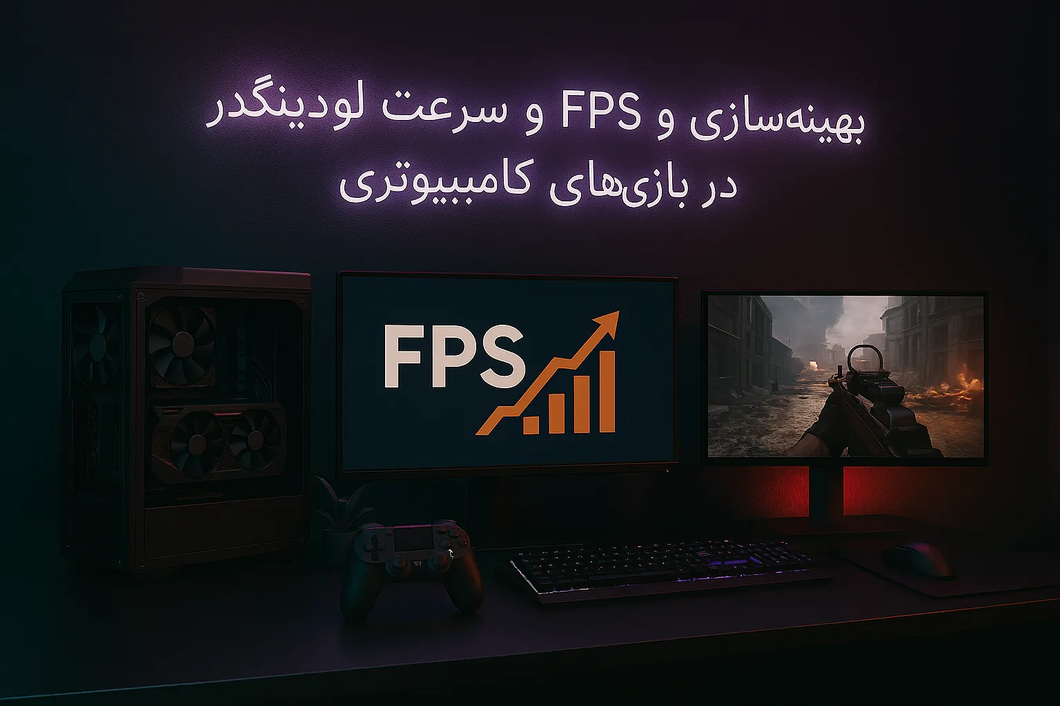 بهینه‌سازی FPS و سرعت لودینگ در بازی‌های کامپیوتری: راهنمای جامع برای گیمرهای حرفه‌ای