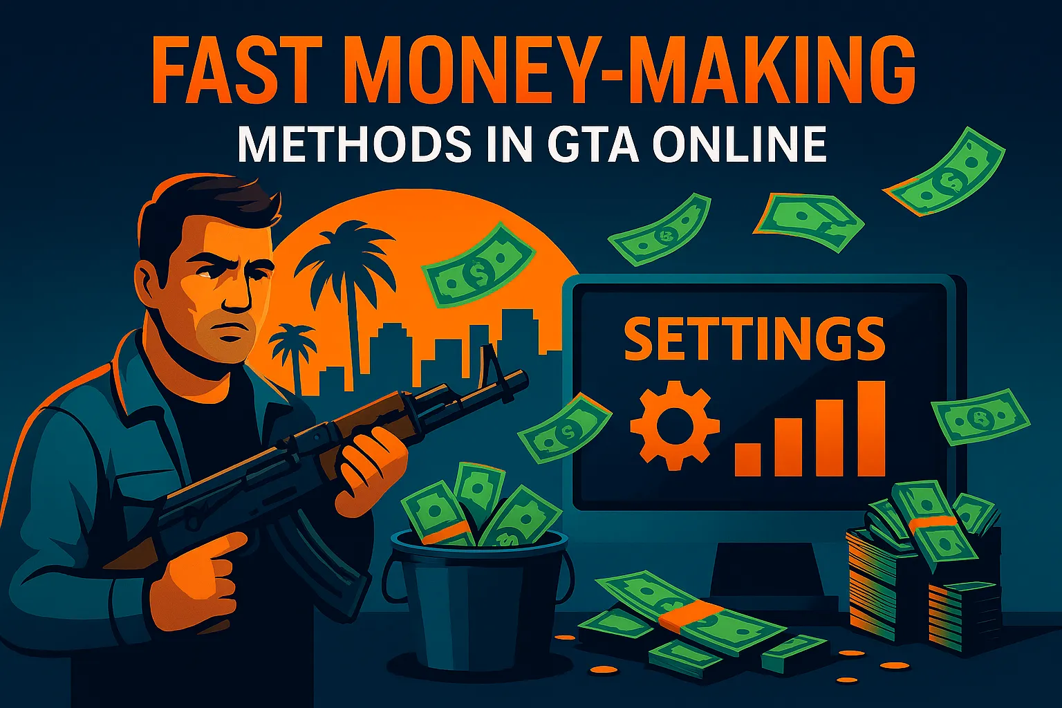 راهنمای جامع و به‌روز: سریع‌ترین روش‌های پول‌سازی در GTA Online (۲۰۲۵)