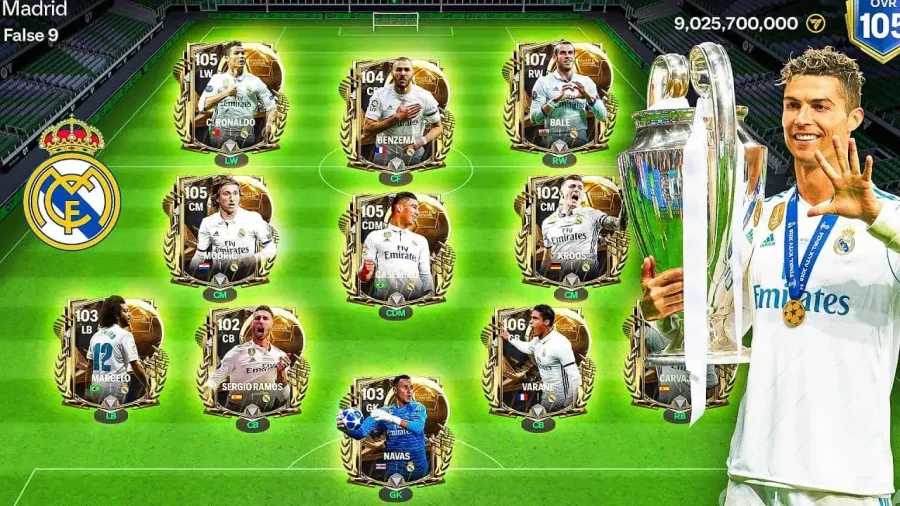 بهترین ترکیب رئال در fc 25