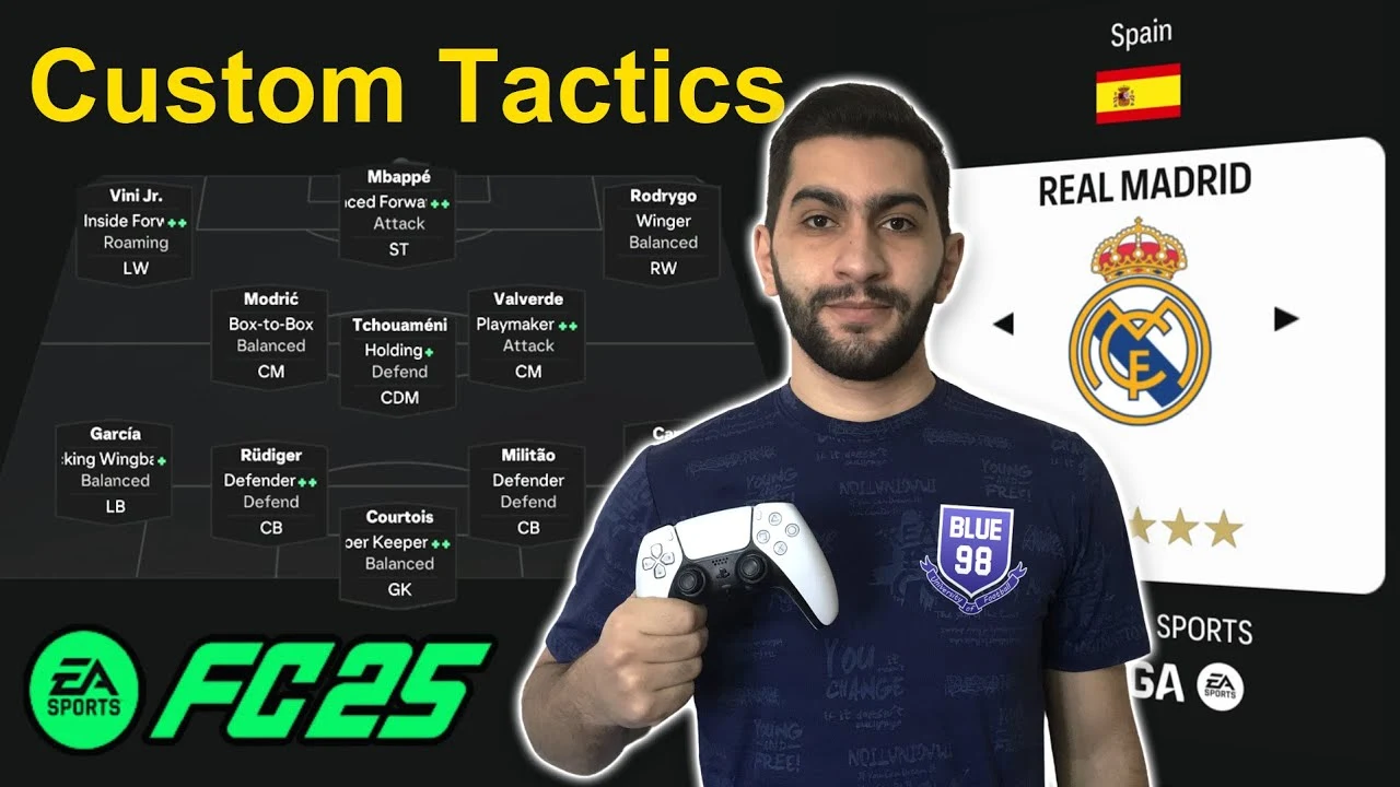 ترکیب رئال حمله با فرمیشن 4-3-3