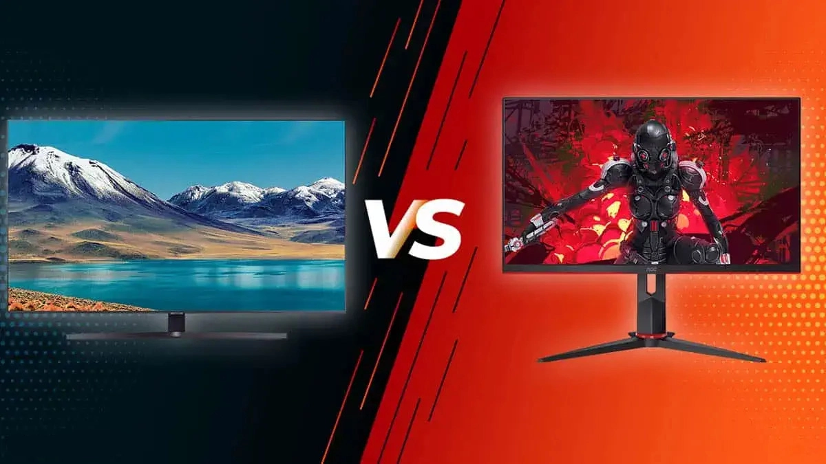 تفاوت‌های کلی بین تلویزیون و مانیتور مناسب گیمینگ