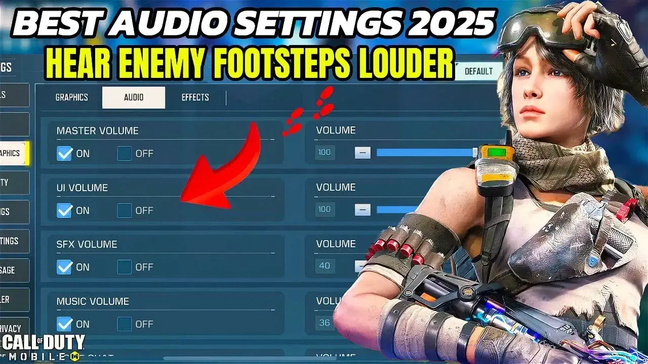 بهترین تنظیمات صدا برای شناسایی جهت دشمن