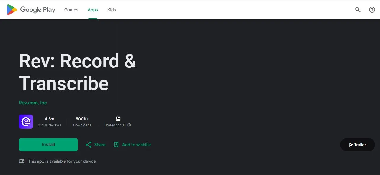 برنامه زیرنویس خودکار ایفون Rev Voice Recorder